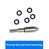 longbowmaker O-Rings Broadhead Archery Arrowhead O Rings Replacement Rubber Bands