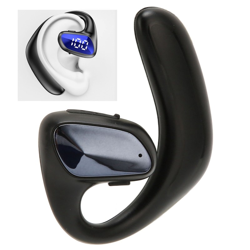 Bluetooth Earpiece Noise Cancellation Right Ear Single Bluetooth Headset for