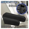 KITUREK 2PCS Car Front Seat Armrest Covers, Auto Seat Arm
