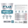 Polar Metallic Silver Spray Paint - 6 x 400 ml