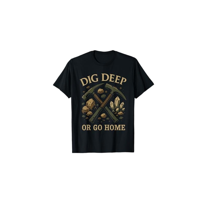 Rock Hound Geology Fossil Hunter Mineral Collector Gift T-Shirt