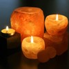 Himalayan Glow Candle Holders, Hand Crafted Himalayan Salt Candle Holder