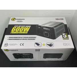 Krieger Kriëger Step Up/Step Down 600W Voltage Converter Transformer 110/120V - 220/240V