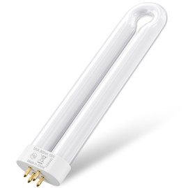 Klahaite Replacement Light Bulb Bug Zapper 15W Bug Light Bulbs for K15, X3,T6, T8, T9 Bug Zapper Outdoor 4-Pin Base U Shaped Twin Tube Bulb for Outdoor Mosquito Zapper