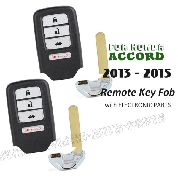 KeylessAutoParts 2x ACJ932HK1210A for Honda Accord 2013 2014 2015 Smart