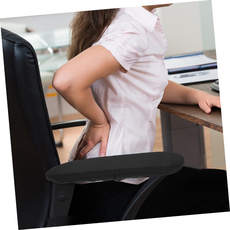 DOITOOL 2pcs Computer Armrest Cover Slipcover for Office Chair and
