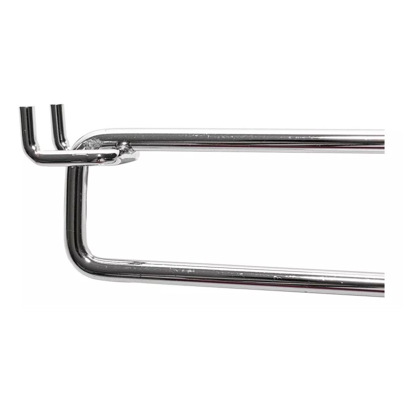 Exhivit Gancho Blister Cromo, P/perfocel O Exhibipanel 15 Cms 50pz