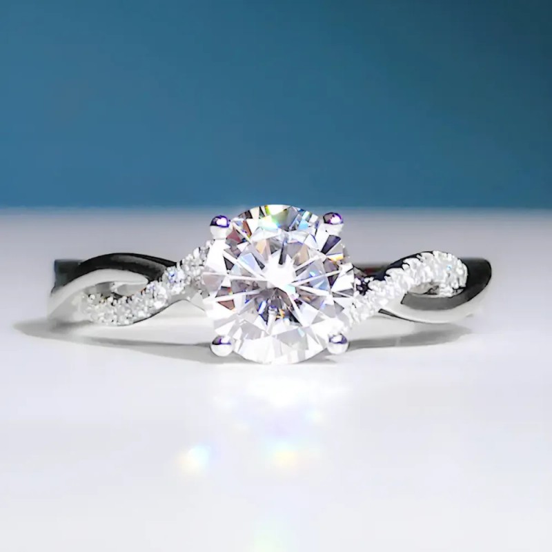DIAMARA - Anillos De Promesa Compromiso Joyeria Plata 925 Mujer