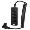 DTAP Male Port to 4 DTAP and 2 DC Female