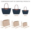 lumanothy Bag Organiser Shopper, Handbag Organiser with Multi-Pocket, Felt Longchamp