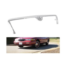 Upper Molding Grille Frame Chrome Compatible With 1995-1997 Mercury Grand Marquis
