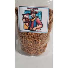 Barbecue Soy Nuts Roasted Seasoned 1 Pound Bag