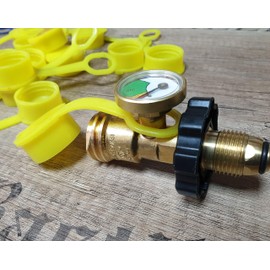 Propane QCC-1 gas fitting 17-5393 PU Cap and Strap