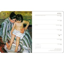 Impressionists Weekly Engagement Calendar 2026, 6.5" x 8.5" Spiral Bound