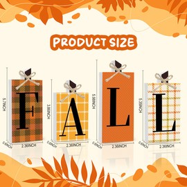 Fall Decorations for Home Fall Thanksgiving Decor Autumn Pumpkin Decor for Harvest Party Farmhouse Autumn Thankful Wooden Decorations for Mantel