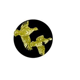 B33 Partridge CHROME GOLD COLOURED English Pewter on an Air Freshener fits on a Vent Clip Kit Decoration