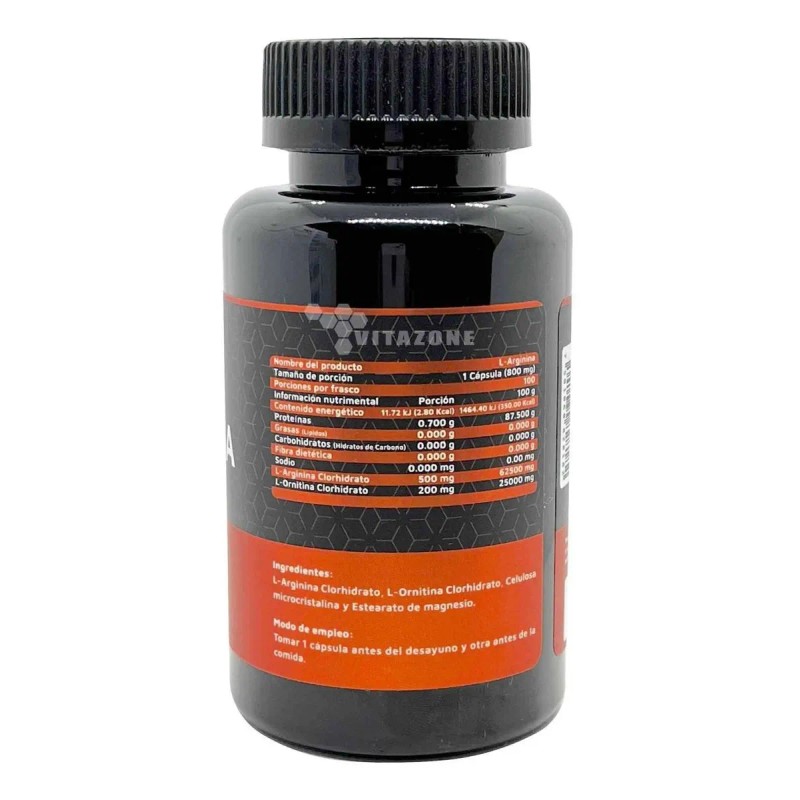 Suplemento Cápsula High Power Proteínas Arginina 840g