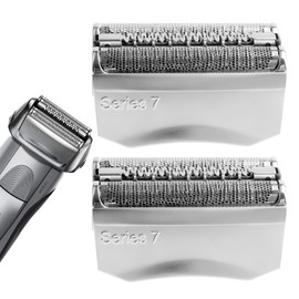 70S Series 7 Replacement Head for Braun Series 7 Foil Shaver - Easy Shaving, Easy Cleaning - Compatible with Series 7 Shavers (2 Pack) - Ideal for Men's Daily Grooming and Travel Use
