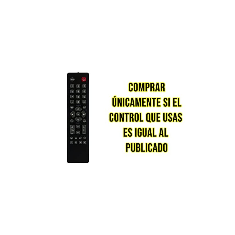 LIDERT Control Compatible con HKPRO Y ATVIO L32hdm12 Pantalla Led