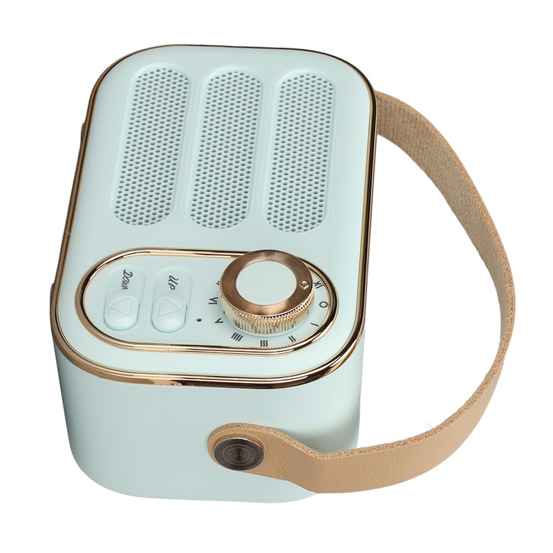 Bluetooth Speaker Stereo HiFi Sound USB Charging Retro Portable Wireless