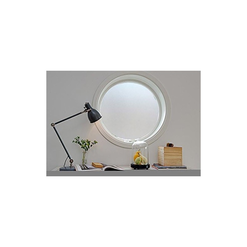 Autotech Park Precut Frosted Privacy Circle Window Film, Self Static