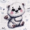 Muslin Bear Double Gauze from 1 m x 1.38 m