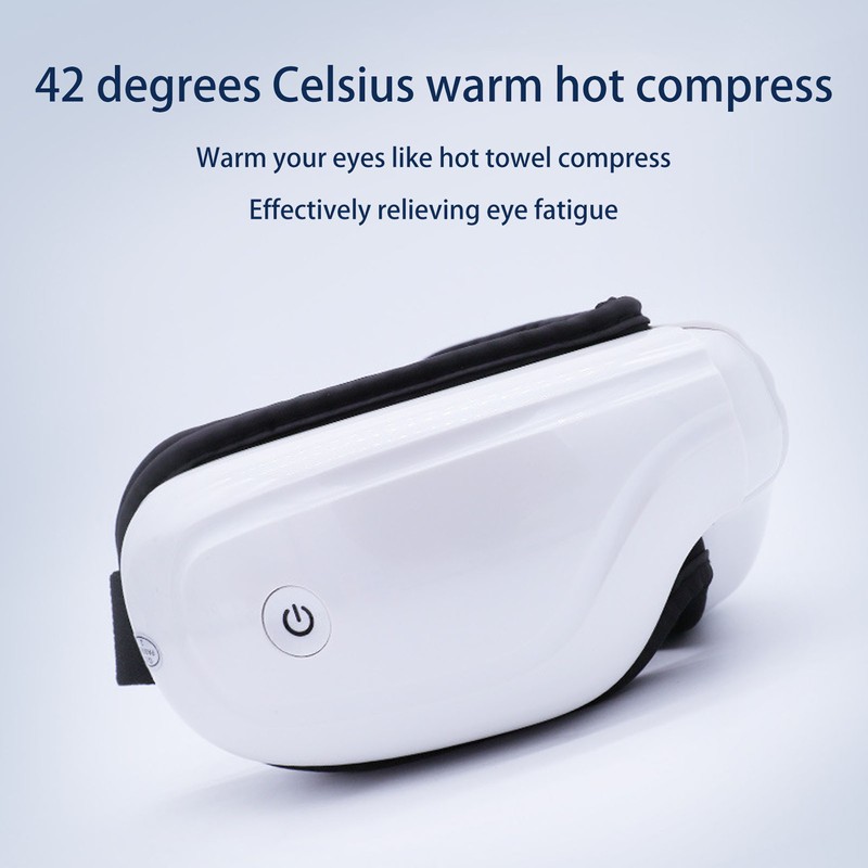Eye Massager Double Gasbags Hot Compress 15 Mins Timing Vibration