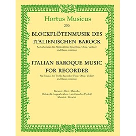 Italian Baroque Music for Recorder