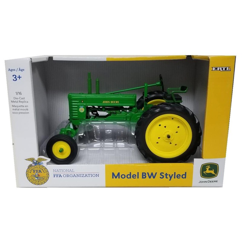 John Deere 1/16 Scale Model BW Styled FFA Tractor