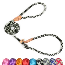 Grand Line Reflective Climbing Rope, Slip Lead for Pet, Lead for Small, Medium, Large and Extra Heavy Dogs and Cats