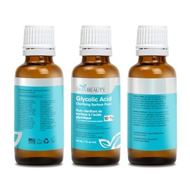 Skin Beauty Solutions GLYCOLIC Acid 70% Skin Chemical Peel - Unbuffered - Alpha Hydroxy (AHA) para acné, piel grasosa, arrugas, puntos negros, poros grandes, piel nula, Clear Liquid, 15ml RollOn