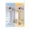 Orison Ceiling Fans with Lights, 42 inch Low Profile Ceiling