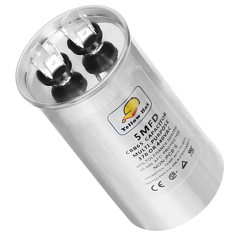 Capacitor for Air Conditioner 5 uf MFD 370 or 440