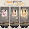 FUNTOUCH 5000mAh Rechargeable Wall Mounted Makeup Mirror with Lights