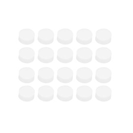 Alnicov White Mother of Pearl Shell Dots,6mm Guitar Fretboard Inlay Dots Maker for Guitar Fingerboard(Pack of 20)
