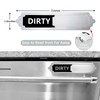 Dishwasher Magnet Clean Dirty Sign, High Strength Magnetic Effect, Made