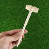 KESYOO Hammer Toy, Wooden Hammer, Mallet, Minaret, Ornament, Gavel, Wood