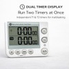 Bjerg Instruments Dual Digital Kitchen Timer – Count Up &