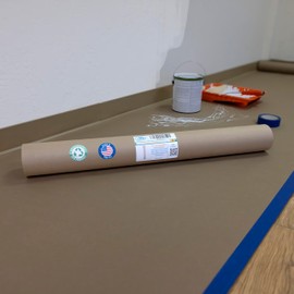 IDL Packaging Brown Rosin Masking Paper 36" x 1992" (166 feet), 498 Sq.Ft. – Thick Floor Covering (66 lb Thickness) - USA-Made Masking Paper for Painting and Construction, Surface Protection