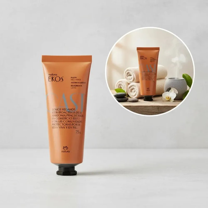 Crema Para Manos Natura Ekos Castaña 75 G Hidratación Antiresequedad