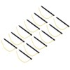 12PCS Tent Stakes Aluminum Alloy Three Edges Lightweight Tent Nail