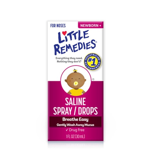 Medtech Laboratories Little Noses Saline Spray/Drops, 3 Count
