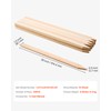 VEVOR Wooden Garden Stakes, 25 Pcs 36 x 0.5 x1.5