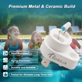 SDRZJX 2PCS 152°C Thermal Cut Off Fuses Pool Heater Roll Out Safety Switch Fusible Link Assembly Compatible with Raypak and Zodiac Replace#: 005899F R0012200