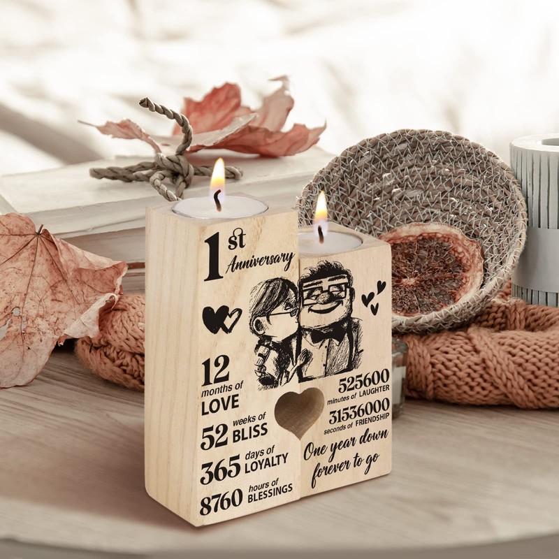 1st Anniversary Wedding Gifts for Wife, Her, Girlfriend, Couples Gift
