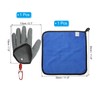 PATIKIL Fishing Gloves With Alloy Magnet Release Towel Fisherman Professional