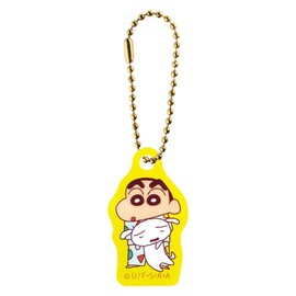 Tees Factory Crayon Shin-chan KS-5541683KI Mini Acrylic Key Holder, KIro, H1.4 x W0.8 x 0.1 inches (3.5 x 2 x 0.3 cm)