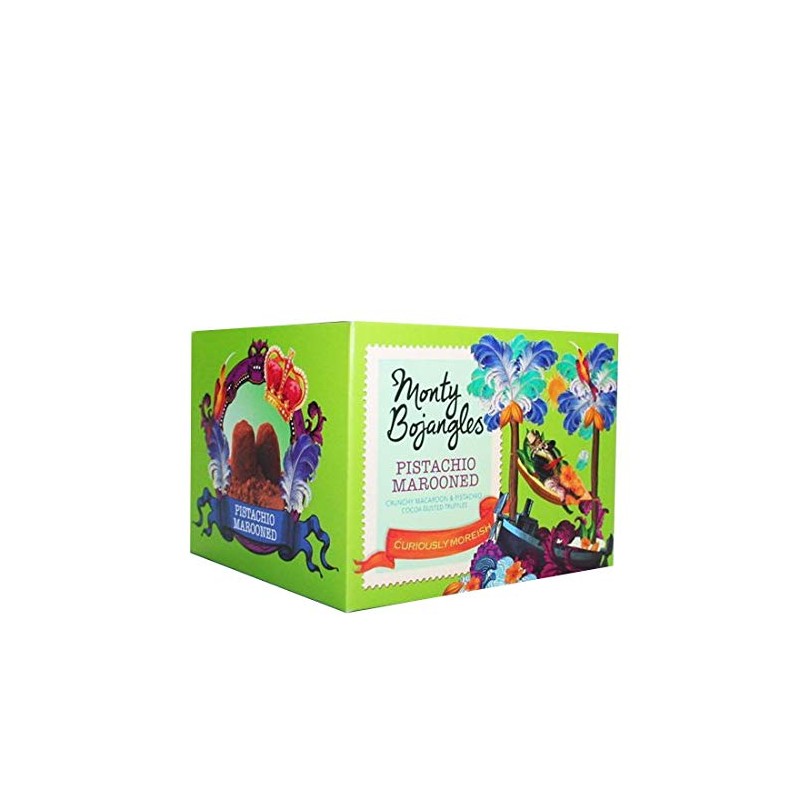 Monty Bojangles Pistachio Marooned Cocoa Dusted Truffles, 2 x 150g