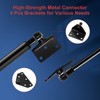 28in 250lb/1112N Gas Strut with Mounting Bracket GSNI-3100-250