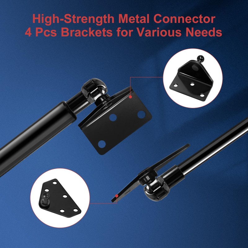 28in 250lb/1112N Gas Strut with Mounting Bracket GSNI-3100-250